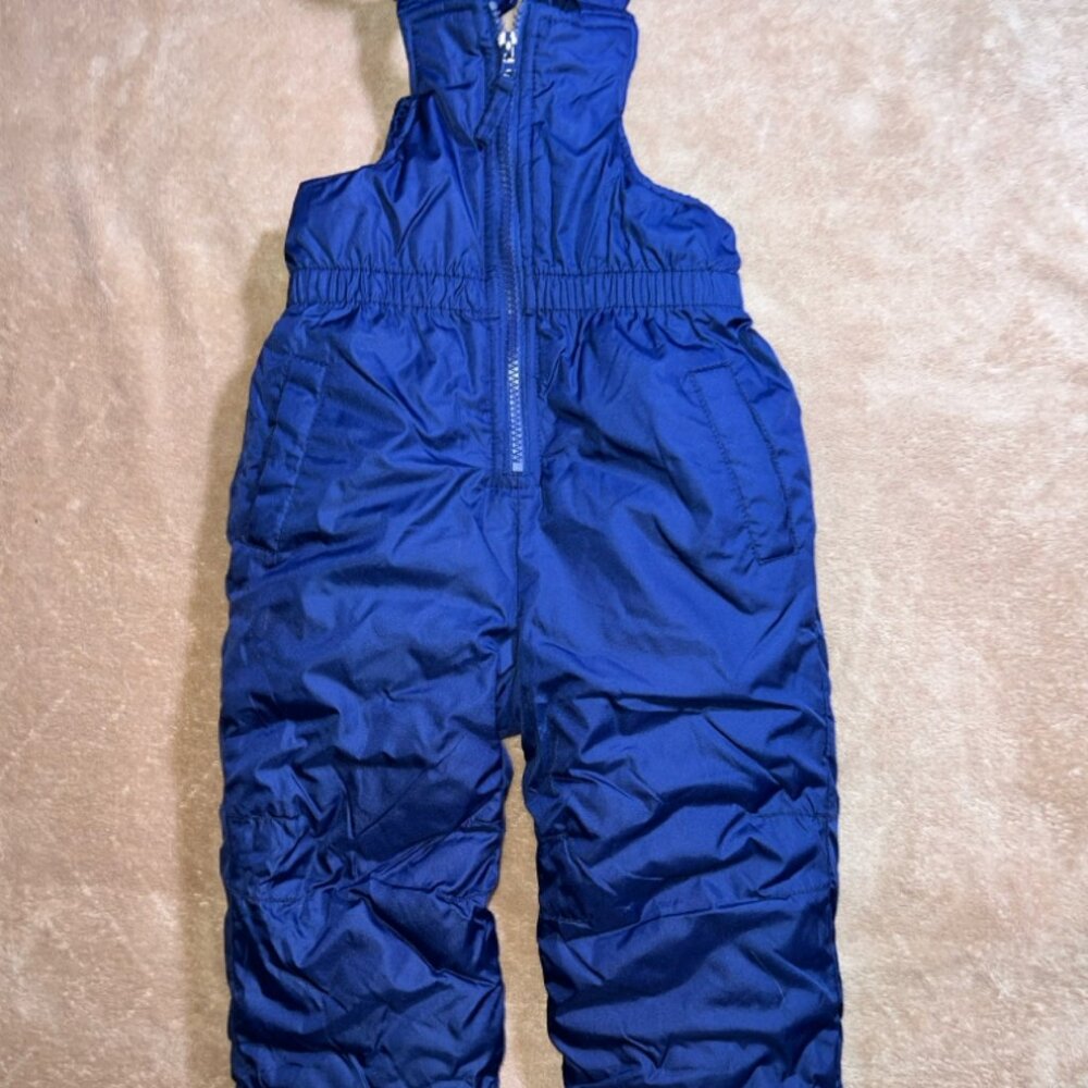 Pink Platinum Girls 24 Month Navy Blue Ski Puff Snow Winter Overall Bib Pants
